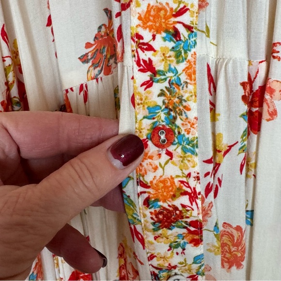 Free People Boho Floral Prairie Dress - Picture 10 of 16